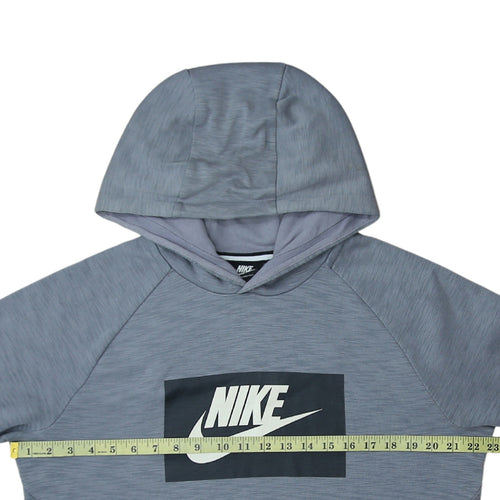 Nike Men's Grey Pullover Hoodie L Lightweight Sportswear