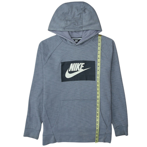 Nike Men's Grey Pullover Hoodie L Lightweight Sportswear