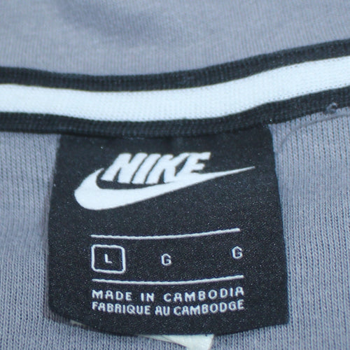 Nike Men's Grey Pullover Hoodie L Lightweight Sportswear