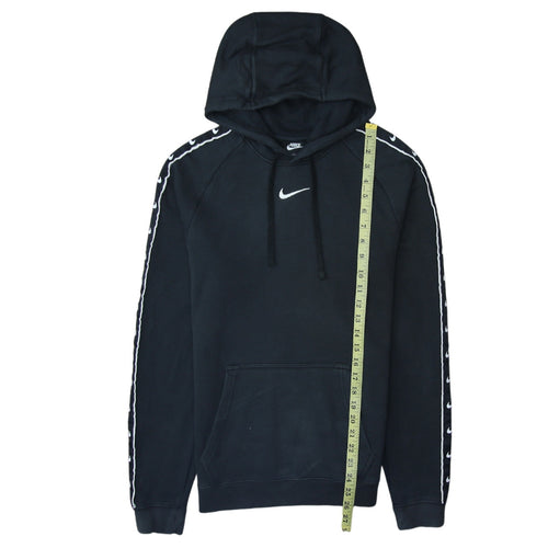 Nike Men’s Black Pullover Hoodie XS Logo Sleeve Sportswear