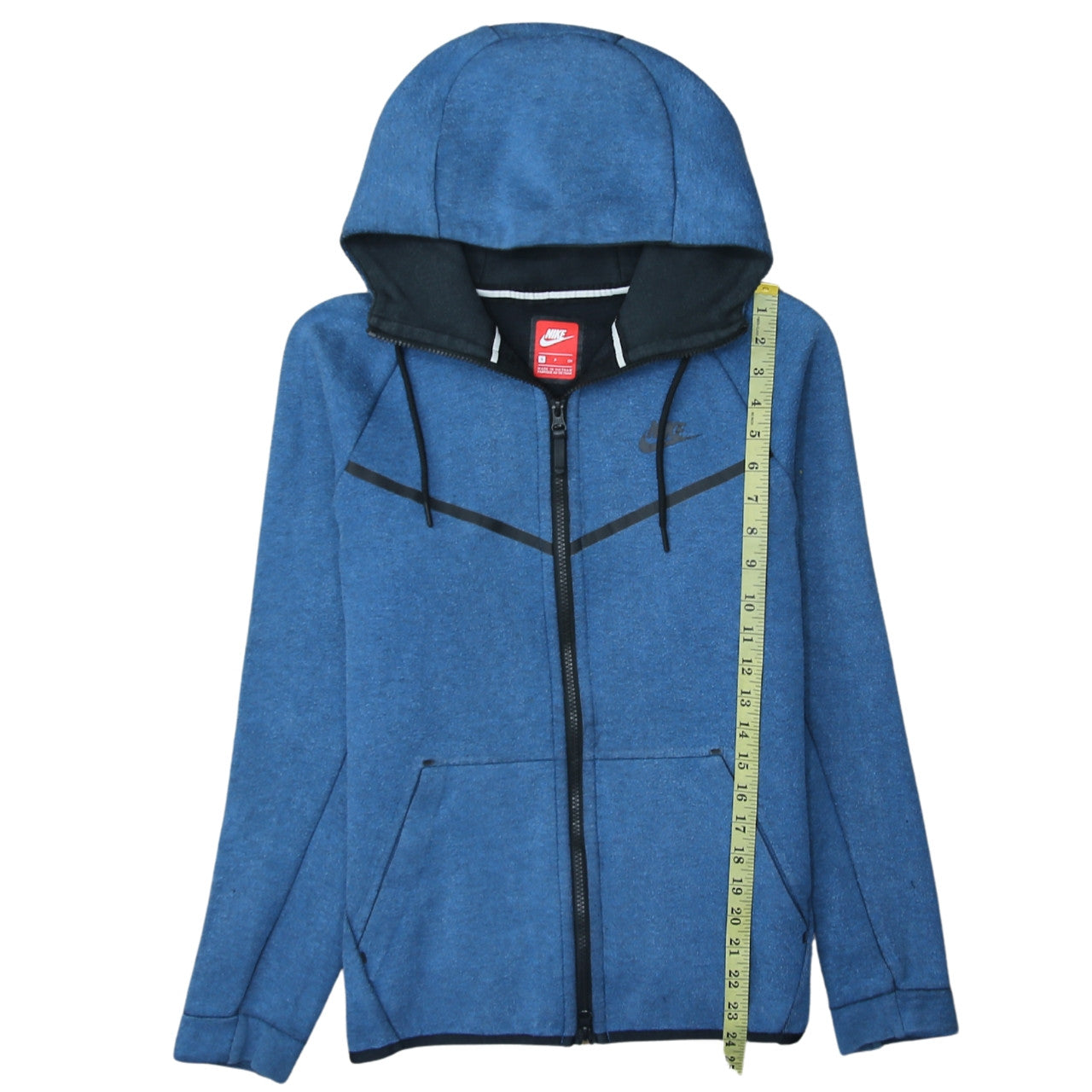 Nike Men's Blue Full Zip Hoodie Size S Regular Fit Sportswear