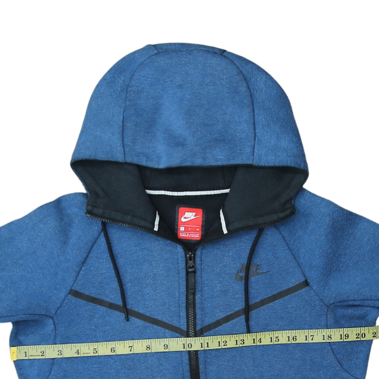 Nike Men's Blue Full Zip Hoodie Size S Regular Fit Sportswear