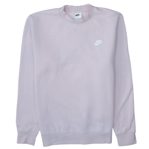 Nike Women's Pink Crew Neck Pullover Sweatshirt Size S