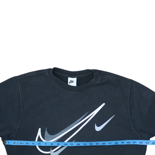 Nike Men's Black Graphic Pullover Sweatshirt Size S
