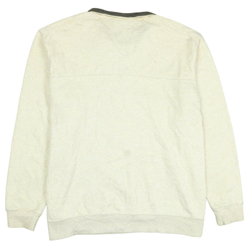 Columbia Men's Beige 3XL Quarter Zip Fleece Sweatshirt
