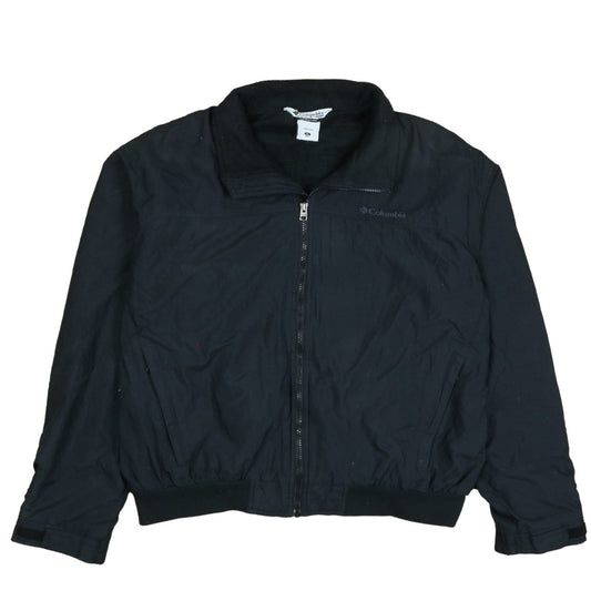 Columbia Men's Black XL Full Zip Lightweight Bomber Jacket