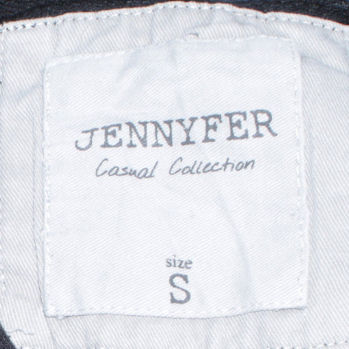 Jennyfer Women's Black Pullover Hoodie Little Miss Glam Small
