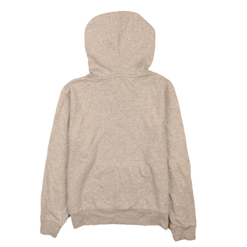 Champion Womens Grey Pullover Hoodie L Casual Athletic Sweatshirt