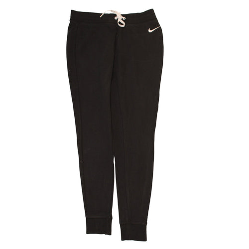 Nike Men's Black Jogger Sweatpants L Fleece Athletic Tapered Trousers
