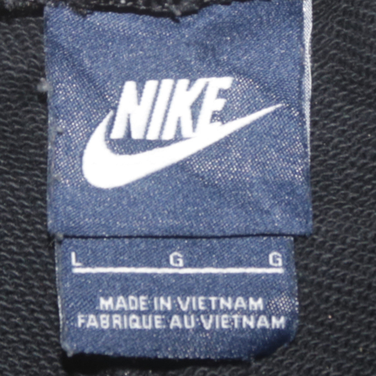 Nike Men's Black Jogger Sweatpants L Fleece Athletic Tapered Trousers