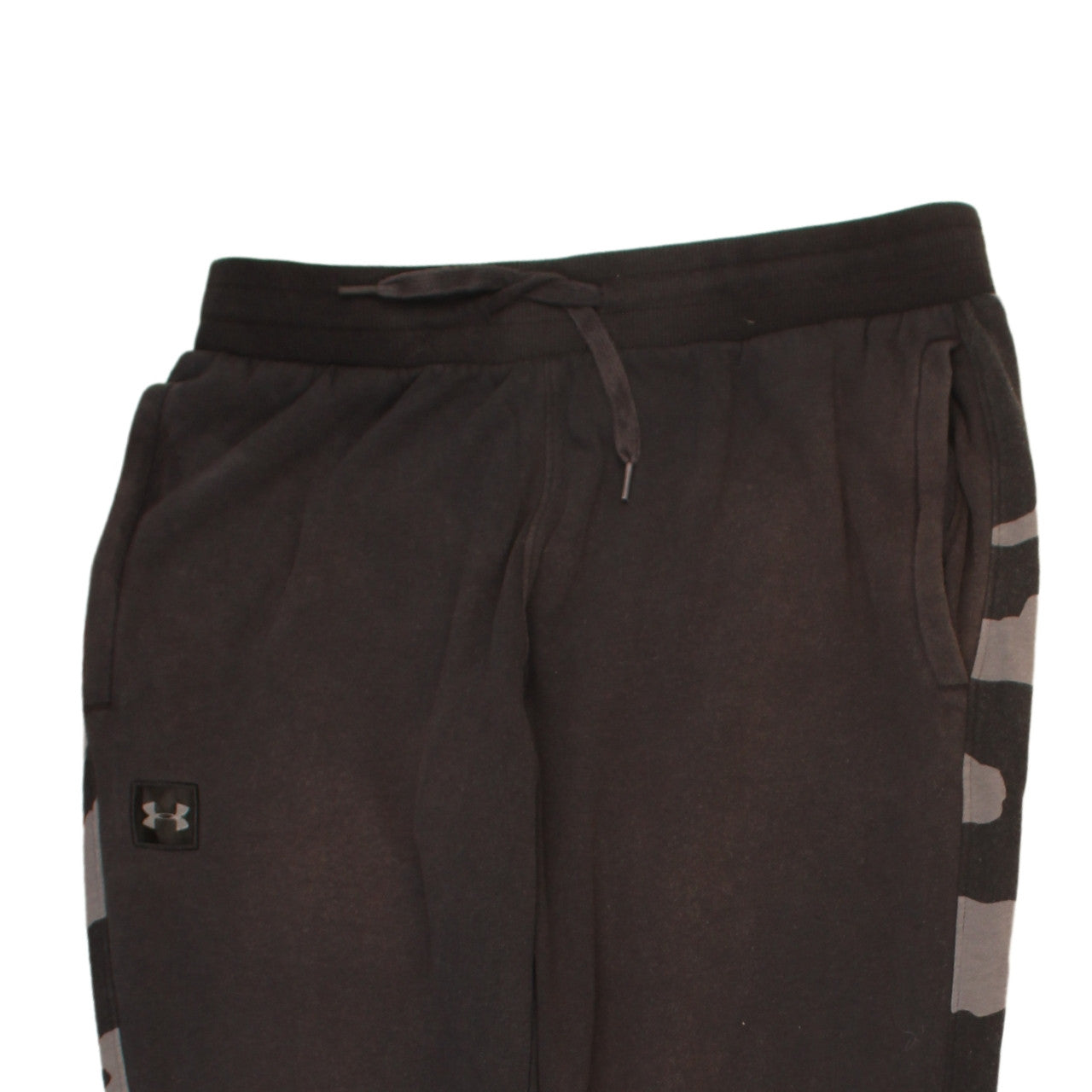 Under Armour Men’s Black Camo Side Panel Jogger Trousers Size L