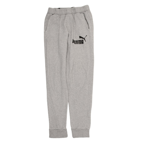 Puma Men's Grey XS Jogger Sweatpants Regular Fit Activewear Trousers