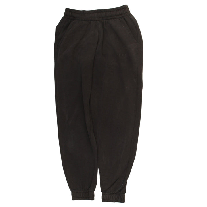 Puma Boys Black Jogger Sweatpants 13-14 Years Fleece Tapered Fit