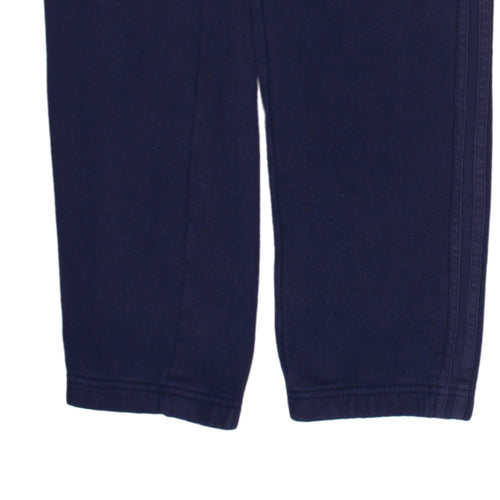 Adidas Men's Blue Sweatpants S Regular Fit Fleece Activewear Trousers