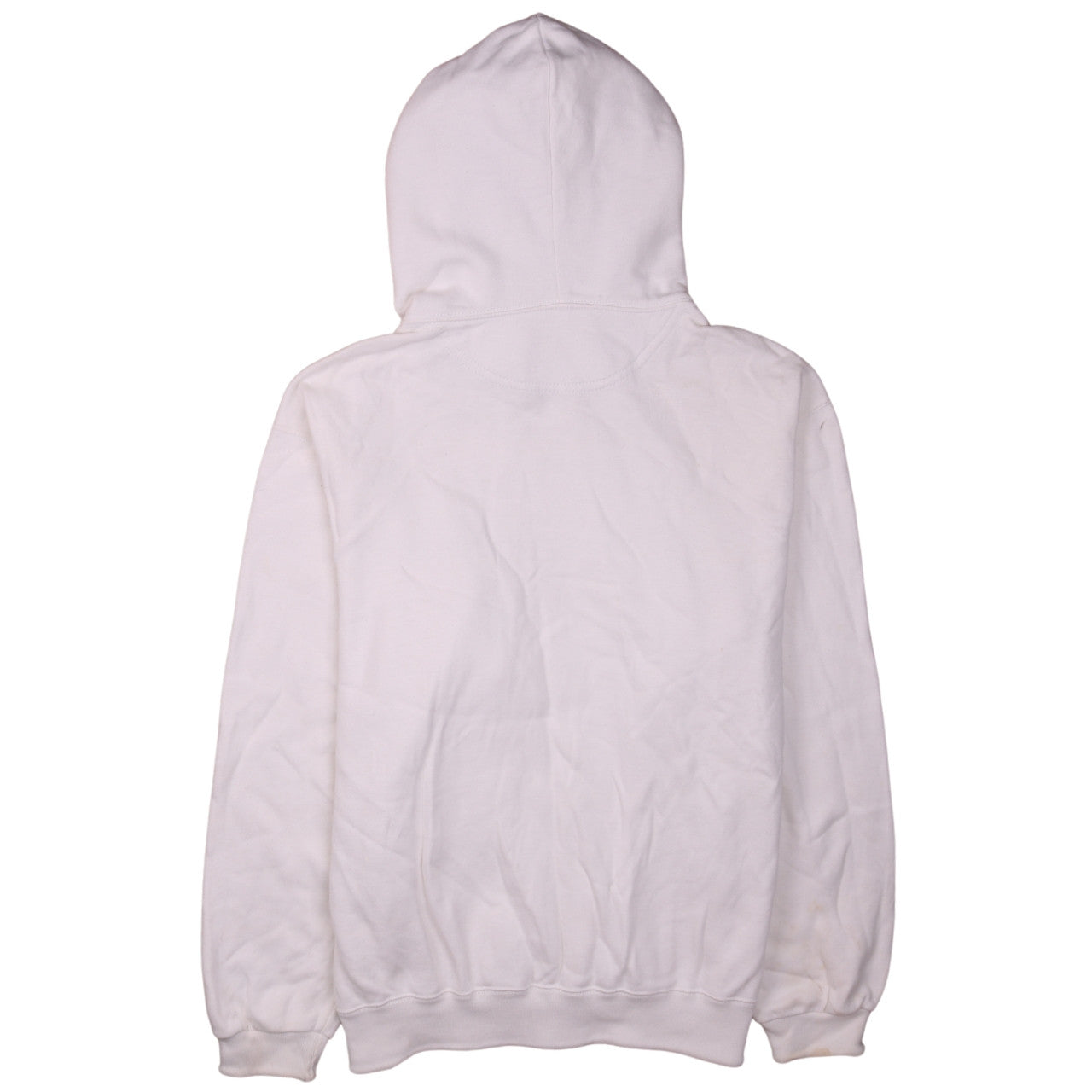 Champion Men's White Pullover Hoodie Medium Embroidered Logo
