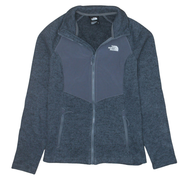 The North Face Women's Grey S Fleece Full Zip Activewear Jacket