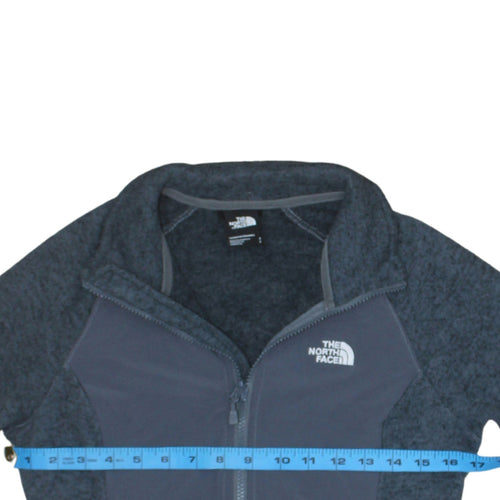 The North Face Women's Grey S Fleece Full Zip Activewear Jacket
