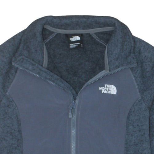 The North Face Women's Grey S Fleece Full Zip Activewear Jacket