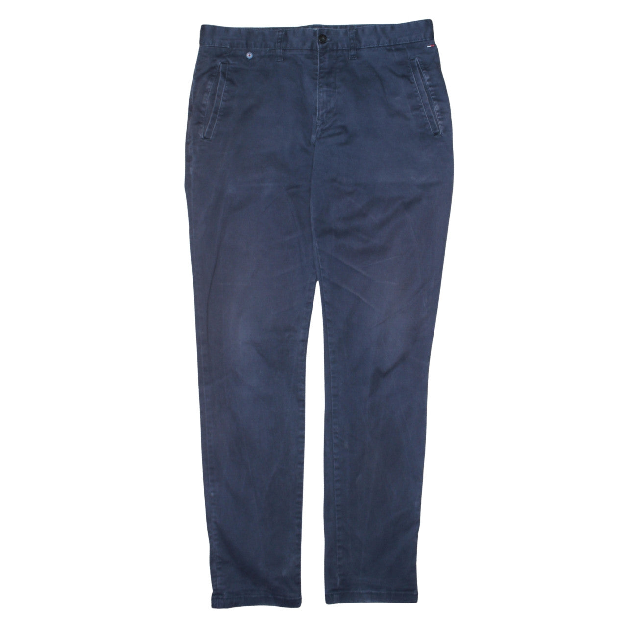 Tommy Hilfiger Men’s Blue Chino Trousers 33x34 Regular Fit