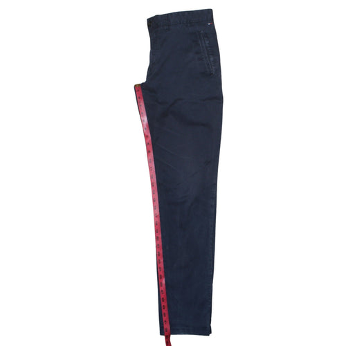 Tommy Hilfiger Men’s Blue Chino Trousers 33x34 Regular Fit