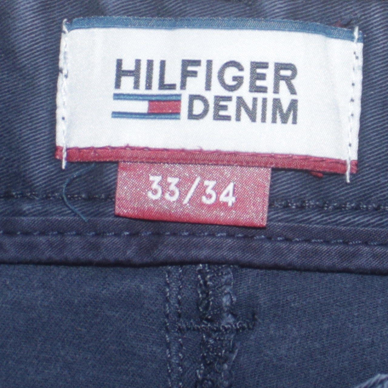 Tommy Hilfiger Men’s Blue Chino Trousers 33x34 Regular Fit