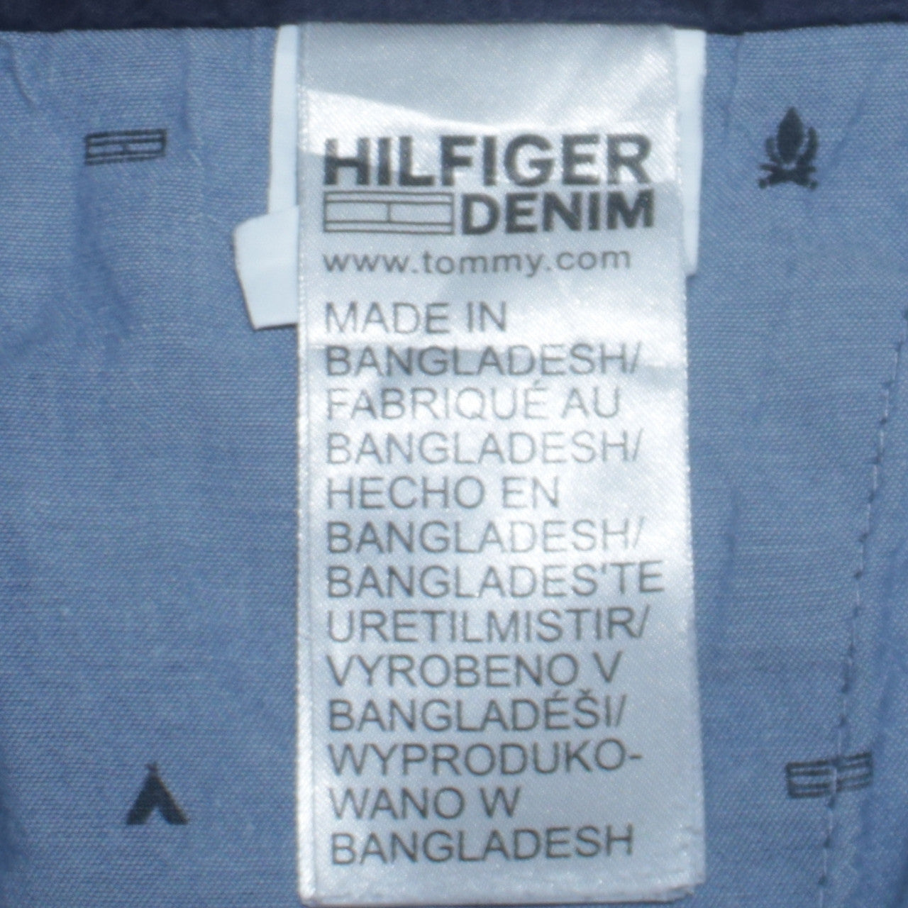 Tommy Hilfiger Men’s Blue Chino Trousers 33x34 Regular Fit