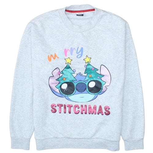 Disney Classics at George Women Grey Stitch Christmas Sweatshirt M 12-14