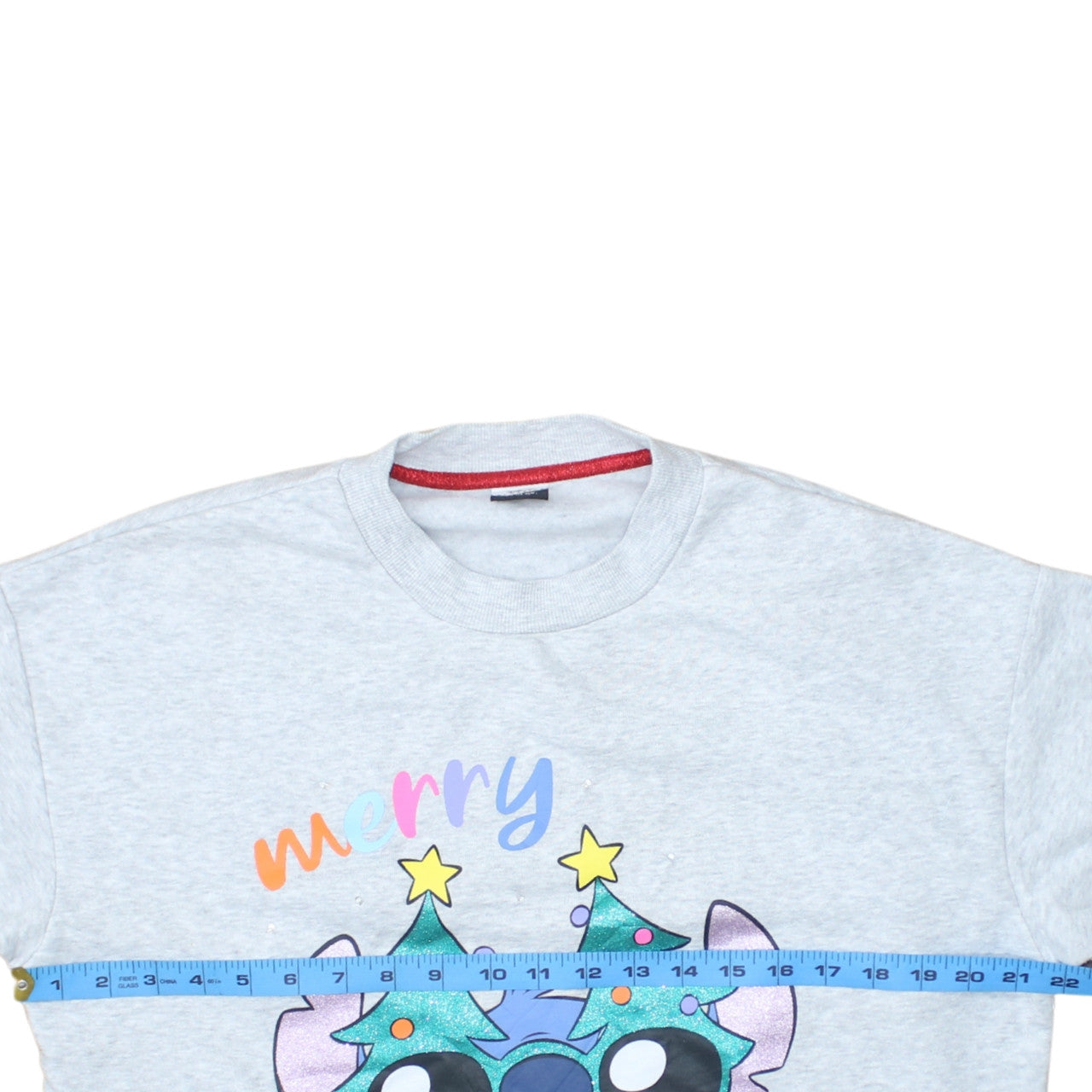 Disney Classics at George Women Grey Stitch Christmas Sweatshirt M 12-14
