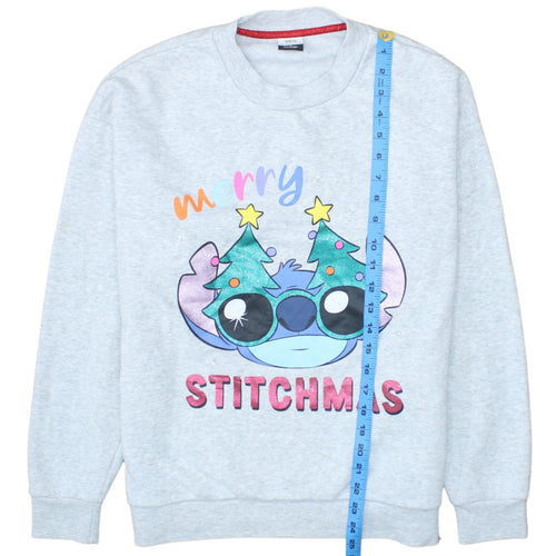 Disney Classics at George Women Grey Stitch Christmas Sweatshirt M 12-14