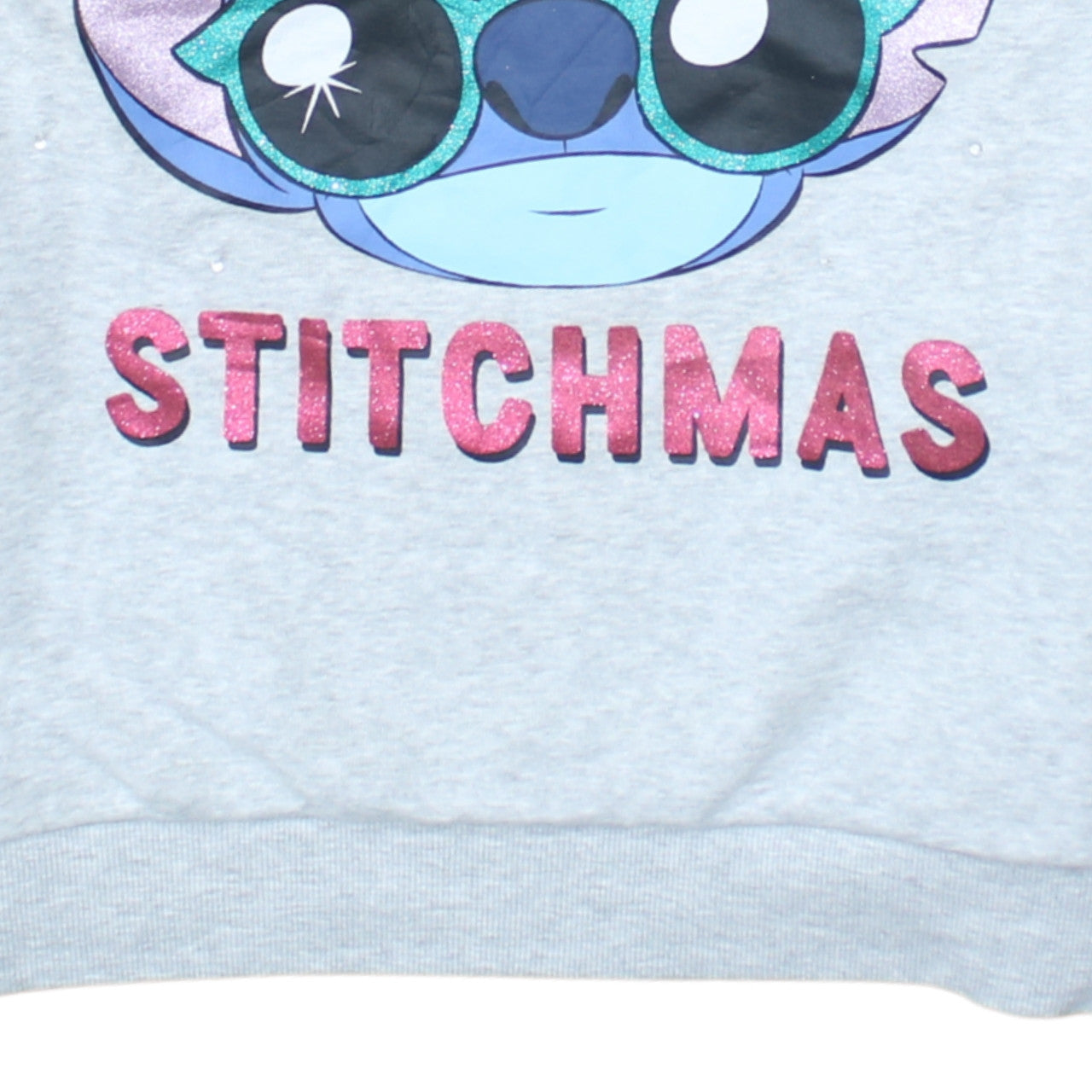 Disney Classics at George Women Grey Stitch Christmas Sweatshirt M 12-14