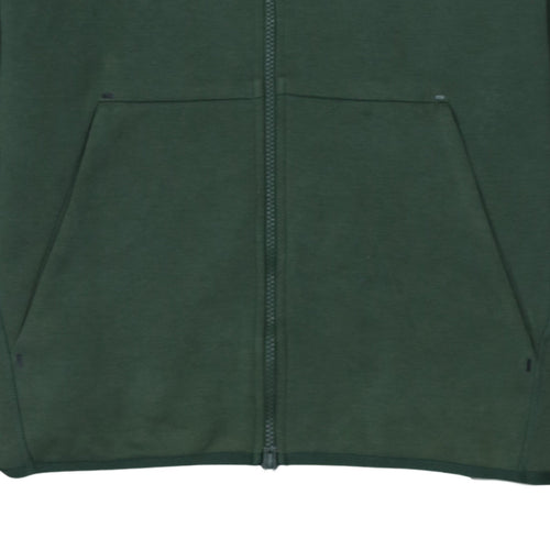 Nike Mens Green Full Zip Hoodie L Regular Fit Sportswear