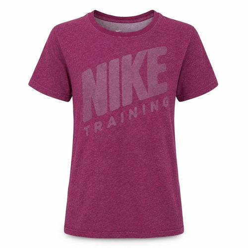 Nike Women's Purple Dri-Fit Training Slim Fit T-Shirt Size L