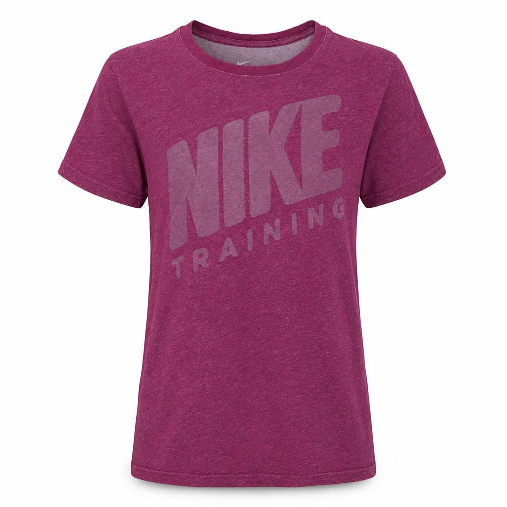 Nike Women's Purple Dri-Fit Training Slim Fit T-Shirt Size L