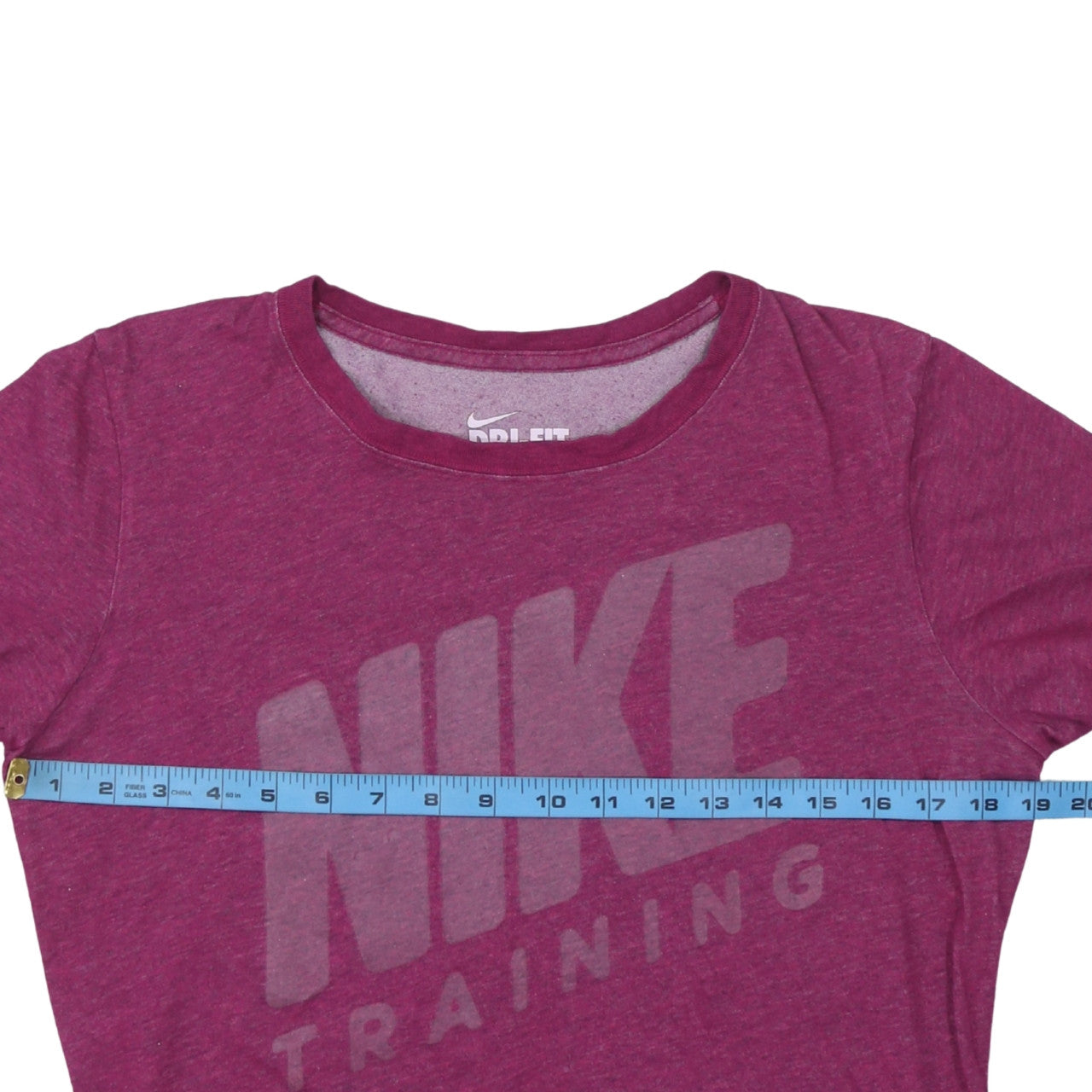 Nike Women's Purple Dri-Fit Training Slim Fit T-Shirt Size L