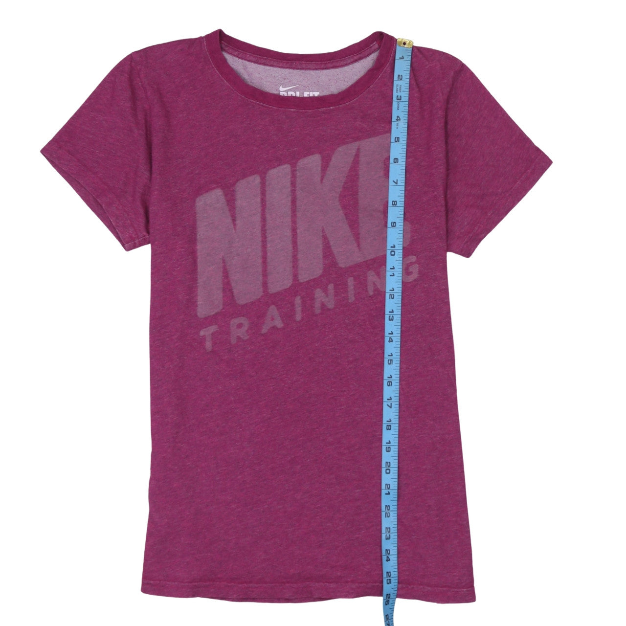 Nike Women's Purple Dri-Fit Training Slim Fit T-Shirt Size L
