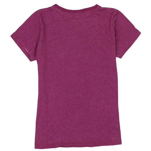 Nike Women's Purple Dri-Fit Training Slim Fit T-Shirt Size L