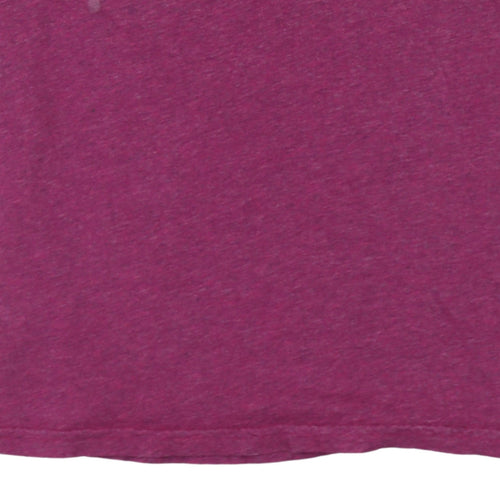 Nike Women's Purple Dri-Fit Training Slim Fit T-Shirt Size L