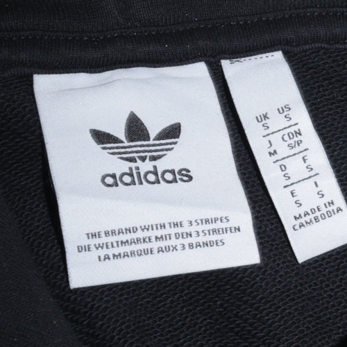 adidas Men's Black Pullover Hoodie Small Regular Fit Fleece