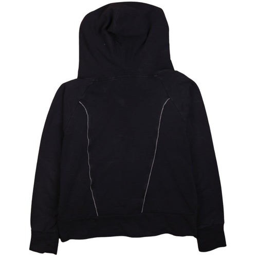 Nike Womens Black XL Full Zip Hoodie Floral Lined Sportswear