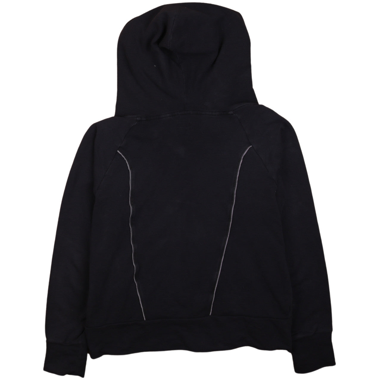 Nike Womens Black XL Full Zip Hoodie Floral Lined Sportswear