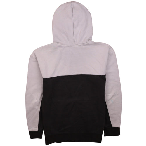 Adidas Boys Black & Grey Pullover Hoodie 13-14 Years Colourblock Logo