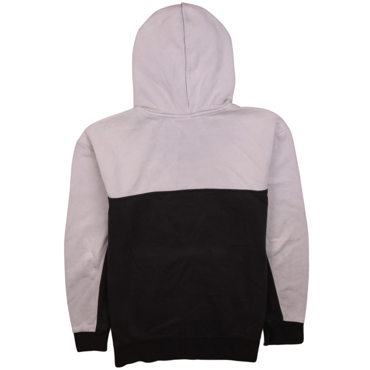 Adidas Boys Black & Grey Pullover Hoodie 13-14 Years Colourblock Logo