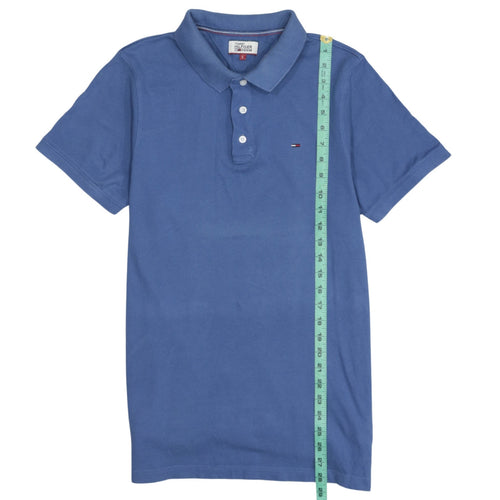 Tommy Hilfiger Denim Men's Blue Cotton Polo Shirt Size L