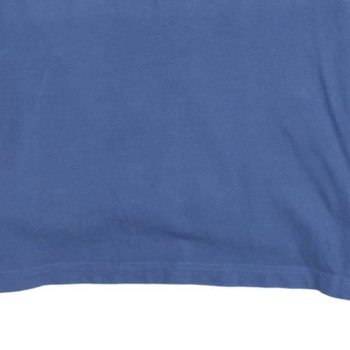 Tommy Hilfiger Denim Men's Blue Cotton Polo Shirt Size L