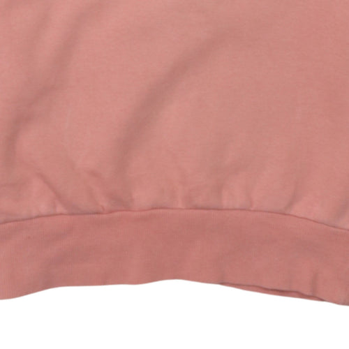 Ellesse Men's Blue White Pink 1/4 Zip Hoodie Size S Retro Style