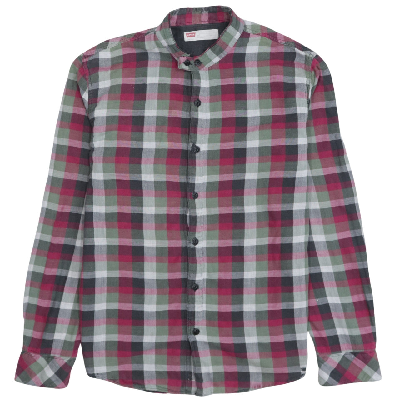Levi's Men's Multicoloured Slim Fit Check Flannel Button-Up Shirt L
