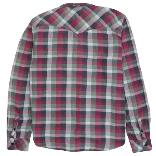 Levi's Men's Multicoloured Slim Fit Check Flannel Button-Up Shirt L
