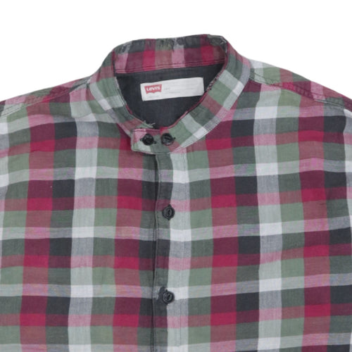 Levi's Men's Multicoloured Slim Fit Check Flannel Button-Up Shirt L