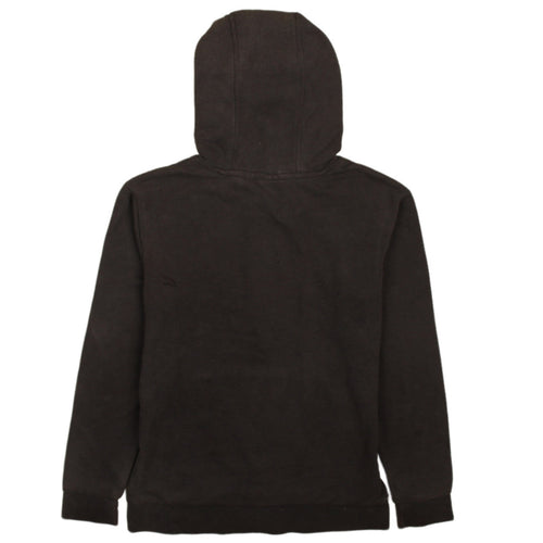 Adidas Boys Black Hoodie 11-12 Years Regular Fit Pullover Fleece