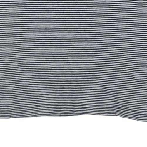 Lacoste Men’s Black Striped Cotton Polo Shirt Size S